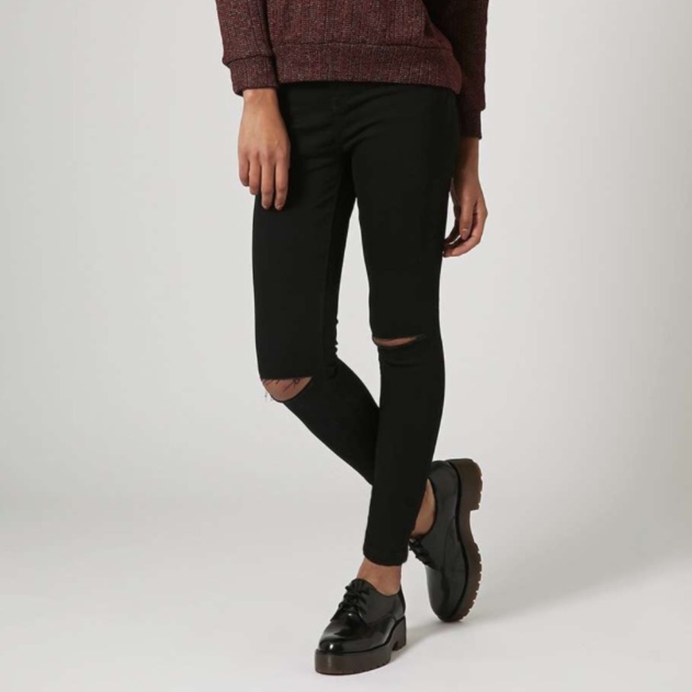Top Shop Jamie Moto Jeans